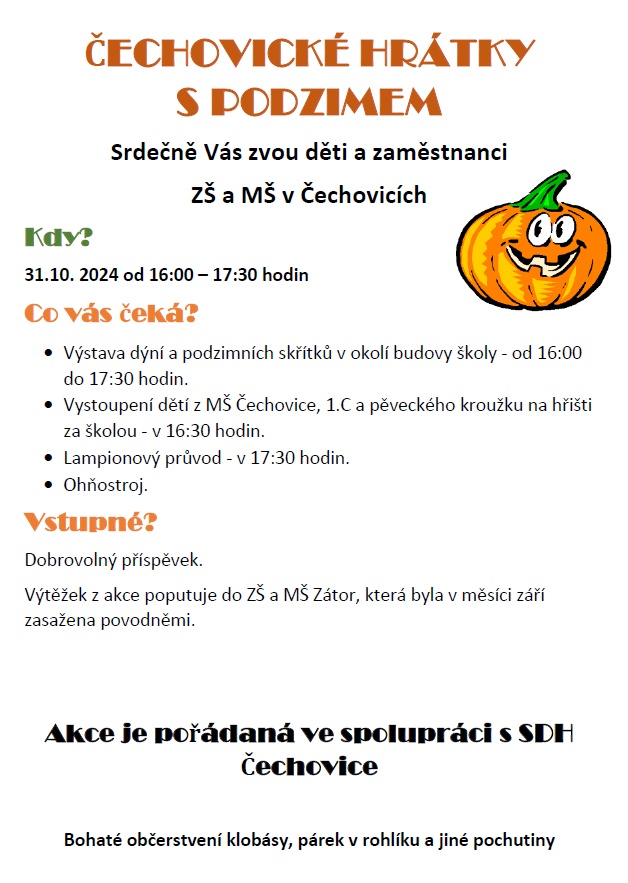 Čechovické hrátky s podzimem